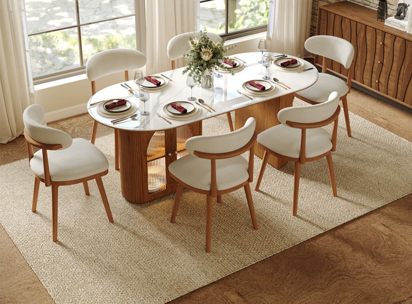 Greta table set x6